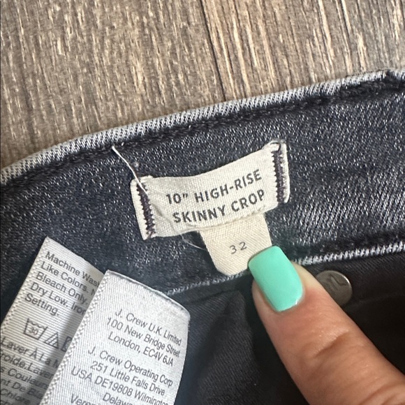 Madewell High Rise Skinny Crop Jeans size 32 - Picture 5 of 5